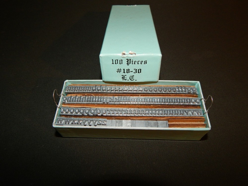 100 Pieces  Metal Type  #18-30