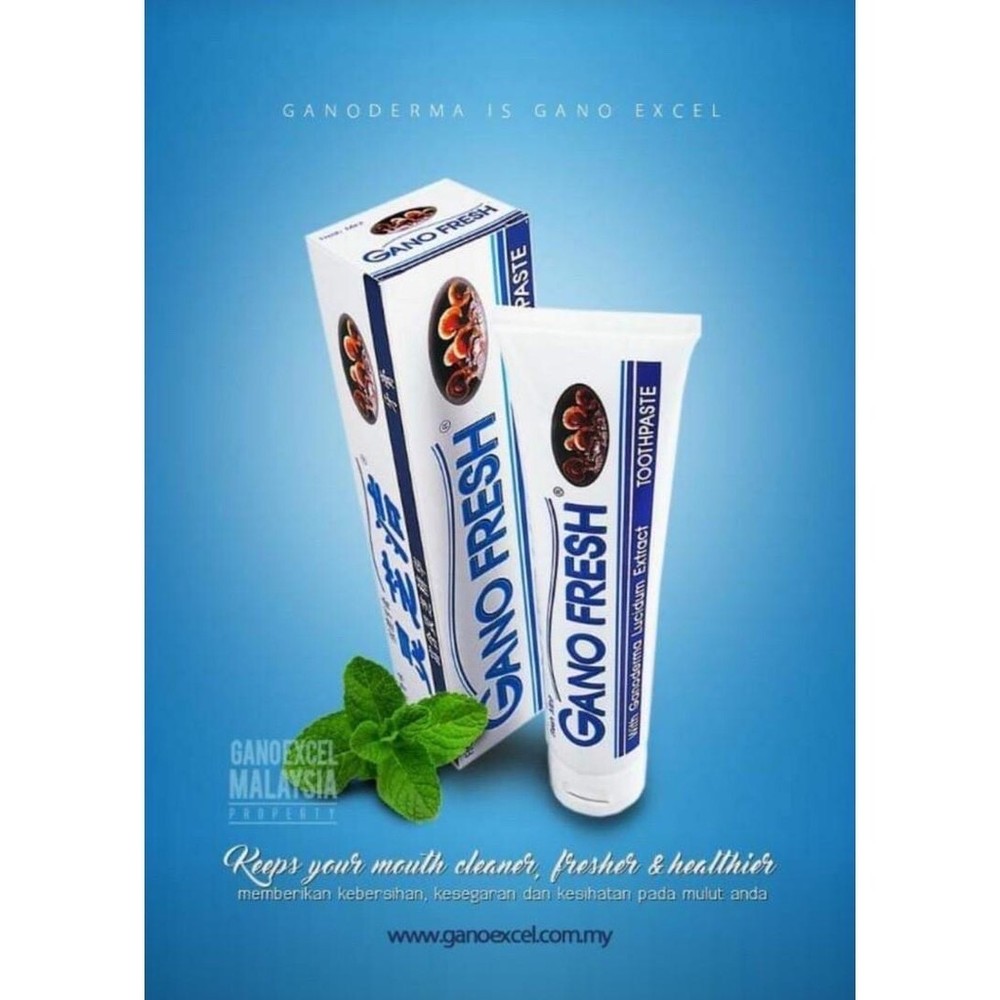 10 Boxes GANO EXCEL GANO FRESH TOOTHPASTE GANODERMA Free Shipping 150g