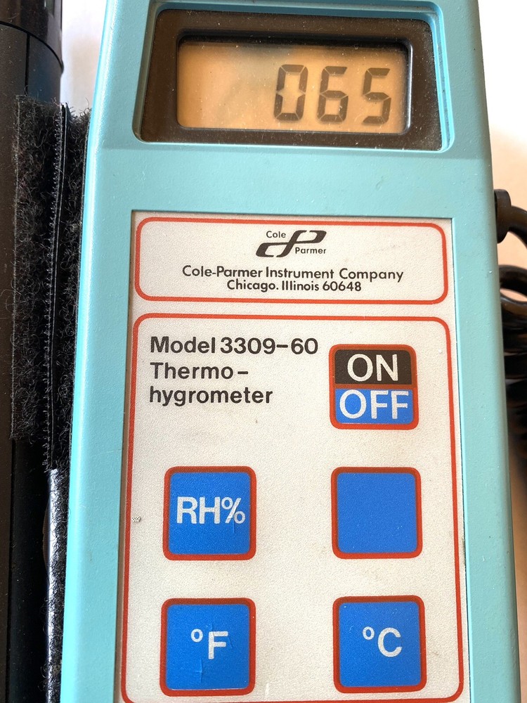 COLE-PARMER THERMO HYGROMETER 3309-60