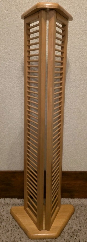 🔥Y2K Wooden Corner CD Rack 🔥