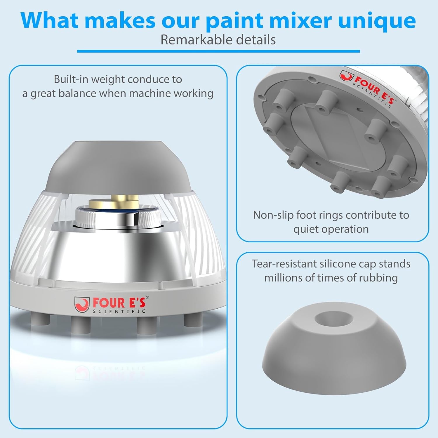 5000RPM Mini Vortex Shaker Lab Vortex Mixer Paint Shaker for Paints Nail Polish