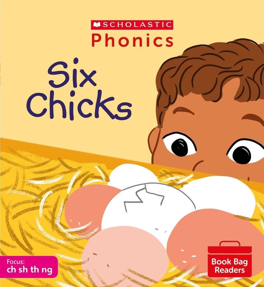 Six Chicks (Phase 2, Set 4) by Helen Betts Paperback Book