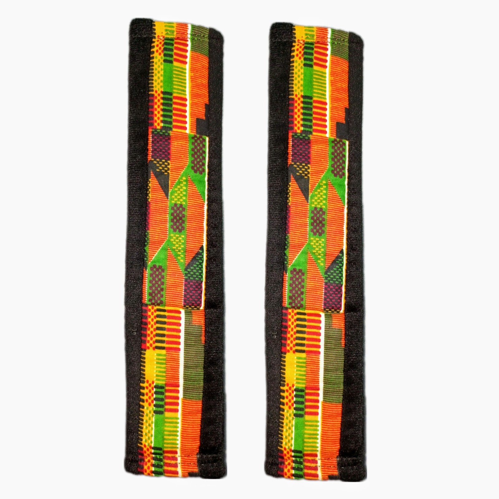 2PCS Car Seat Belt Pad, Auto Kente Print Safety Seat Belt Shoulder Pads Strap