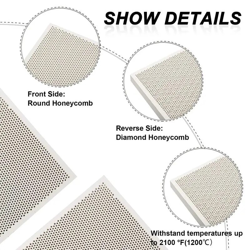 Rectangle Honeycomb Ceramic Welding Plate Casting Tool Jewelry Soldering Block