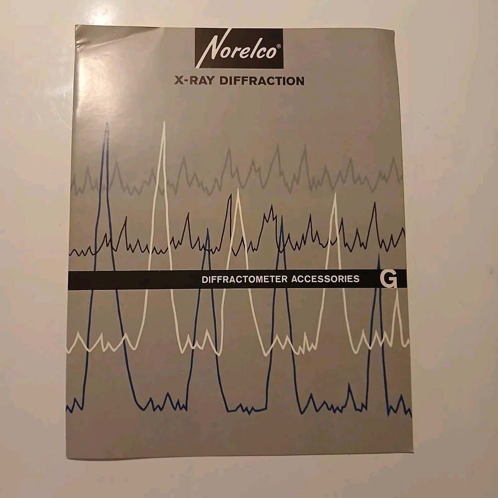 Vintage 1970 Norelco & Phillips Xray Diffraction & Spectrography Booklets Lot