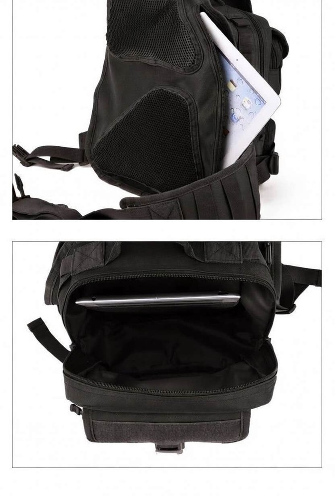 Protector Plus Tactical Sling Bag – Black Multi-Function Chest Pack