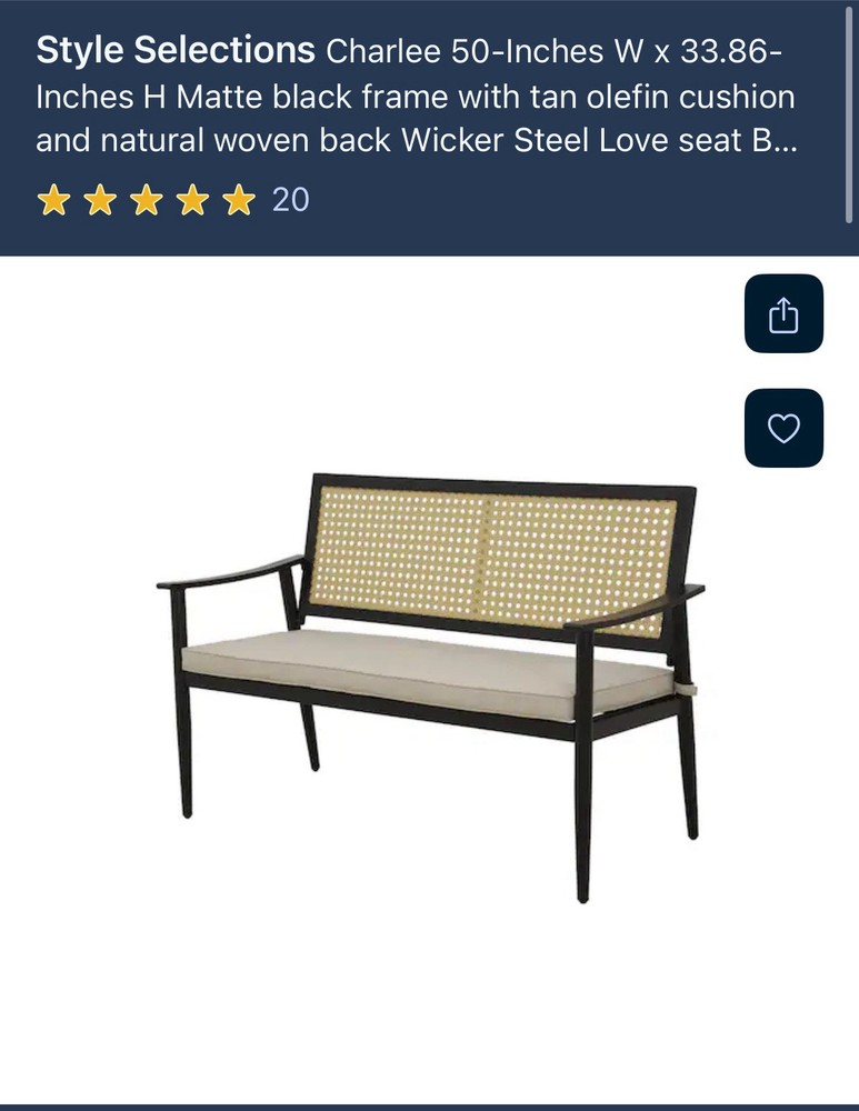 Select Styles Cushion Bench