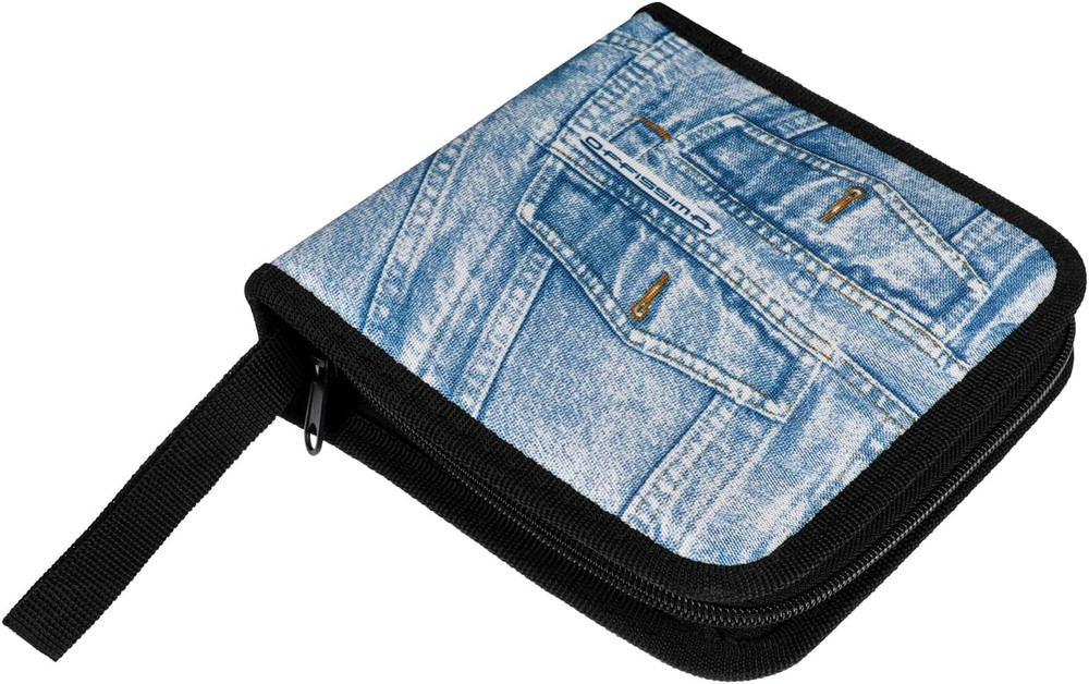 CD Case CD DVD Holder 40 Capacity DVD Storage Case CD Cases For Car CD Organizer