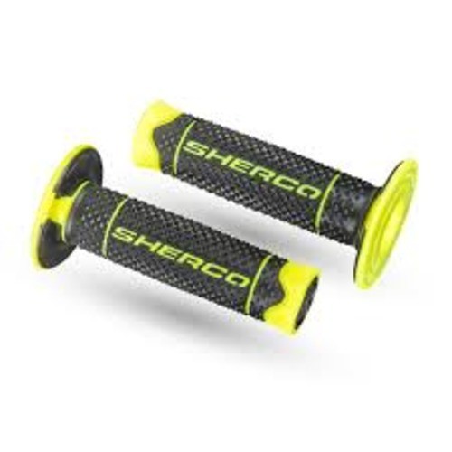 7595 GRIPS SET SHERCO YELLOW FLUO BLACK SOFT