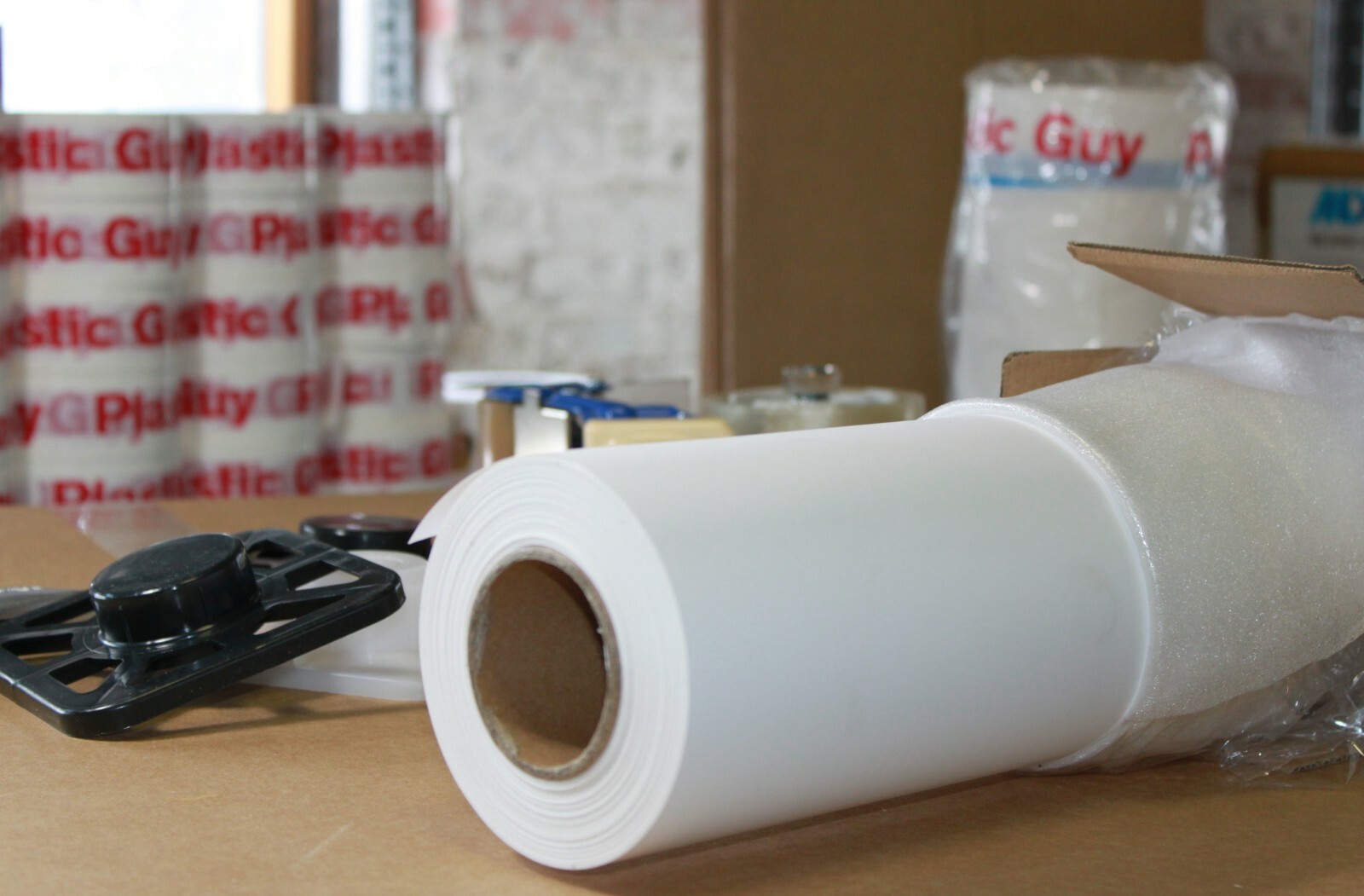 White Polypro Tear-Resistant Banner Roll Film Inkjet 8mil (Pick Size & Finish)