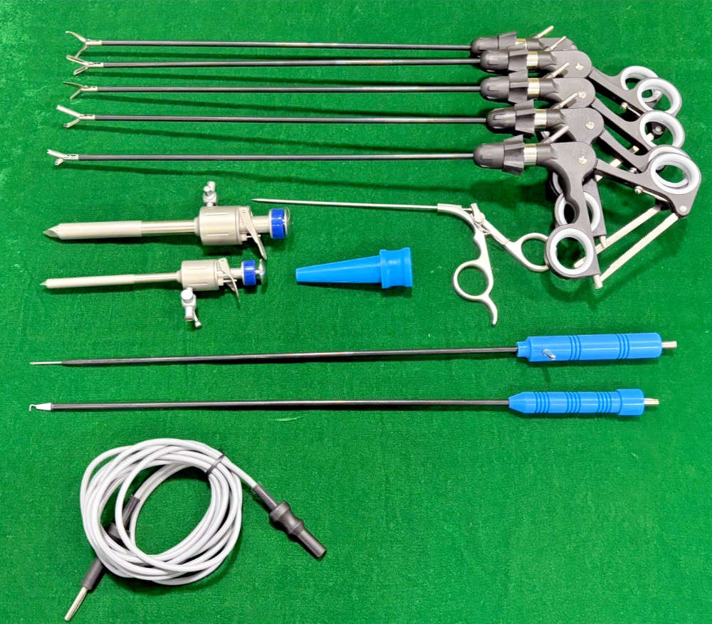 12pc Laparoscopic Mini Surgery Set 5mm/ 10mm Reusable Best Quality Instruments