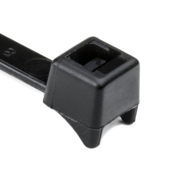 HellermannTyton - CTT60R0HIRC2 - Clamp Tie 8in L 60lb TS Blck (100 EA)