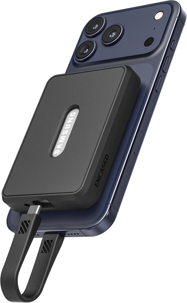 Magnetic Case for Portable SSD with Data Cable