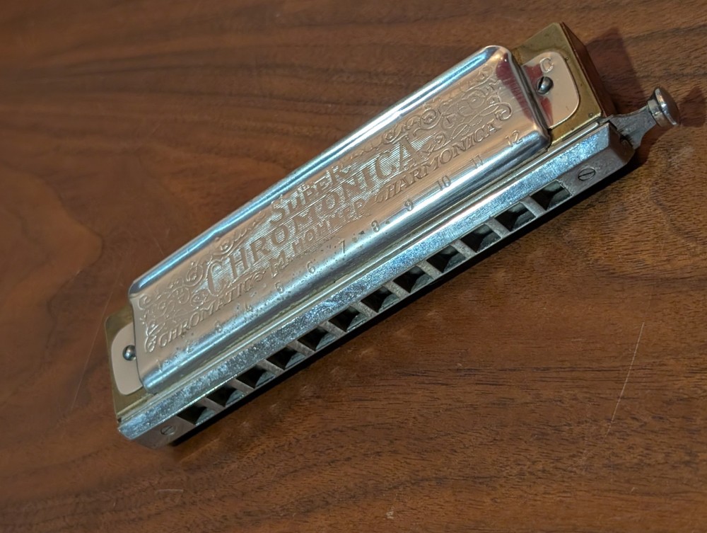 Hohner Super Chromonica Chromatic Harmonica 270 / Key C Germany Original Case