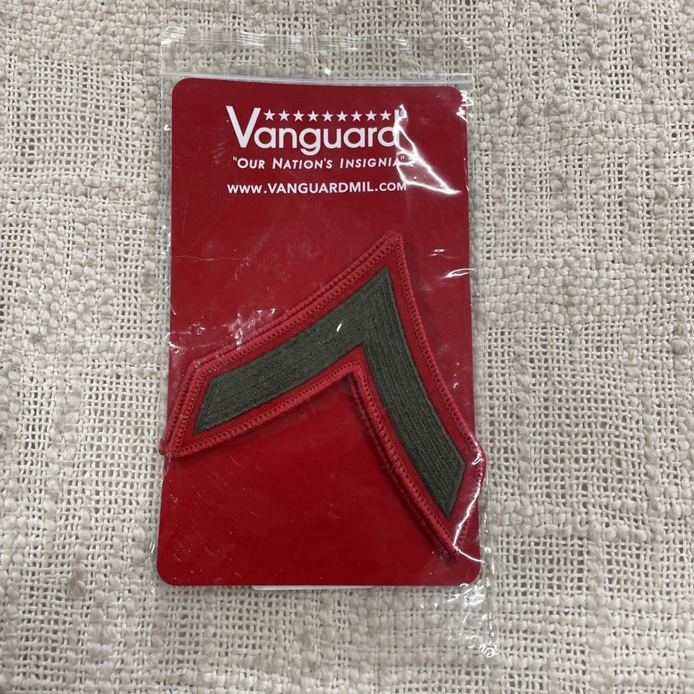 USMC Private First Class E-2 Chevrons Vanguard Patches NIP