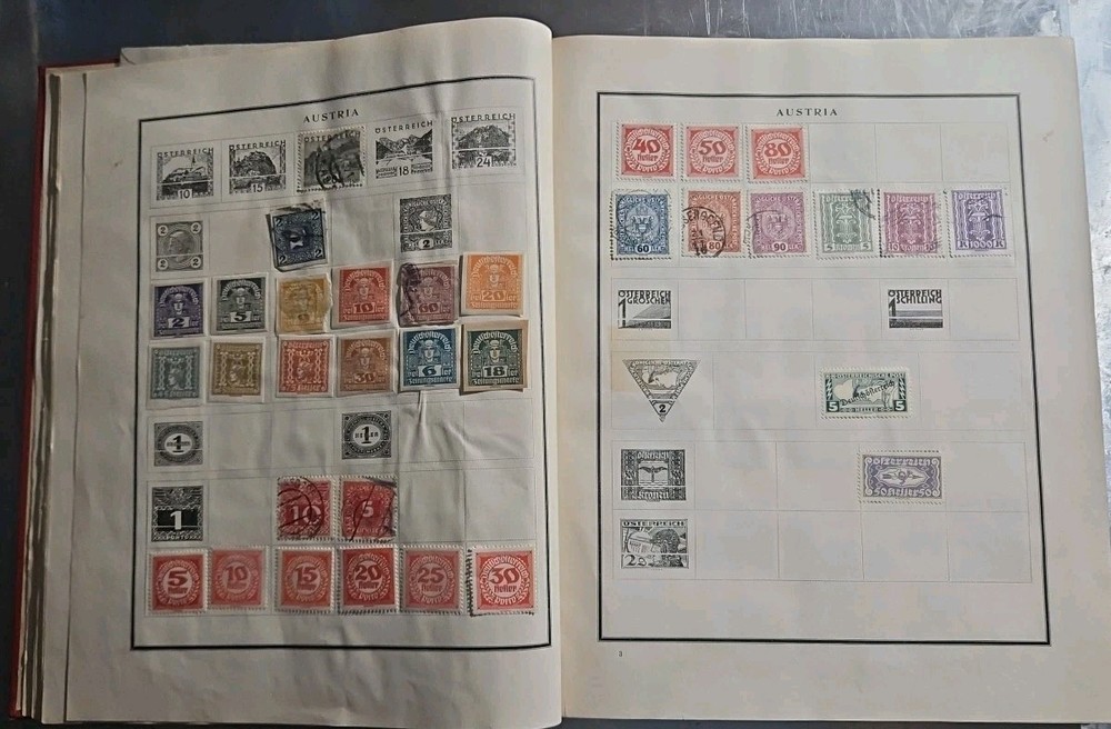 WORLDWIDE-OLD GROSSMAN ILLUSTRATED PREMIER STAMP Used 700 ++ Stamps (SB.#2)