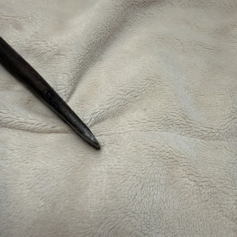 Antique 25” Flathead Screw Driver With Wood Handle