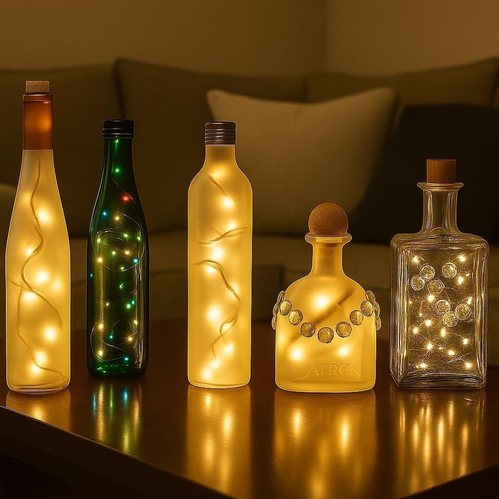 Connectable 5ft String Lights with 10 Clear Bulbs - Versatile Indoor/Outdoor Use