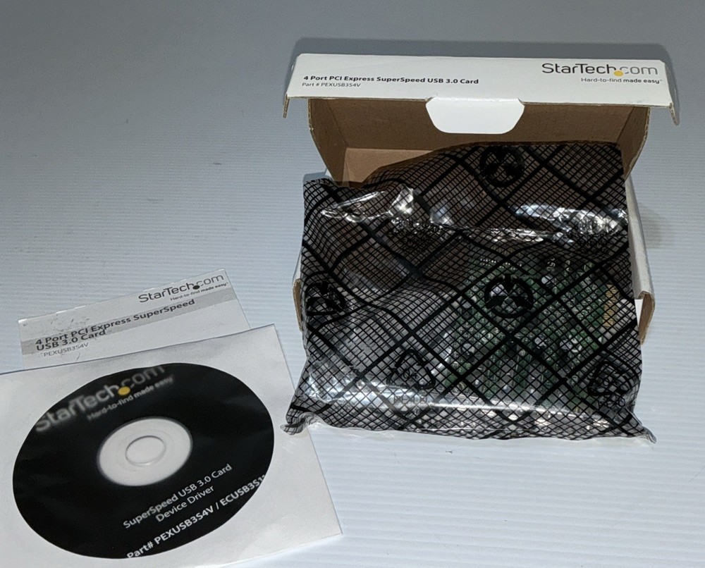 StarTech PEXUSB3S4V 4-Port PCI Express SuperSpeed Controller Card