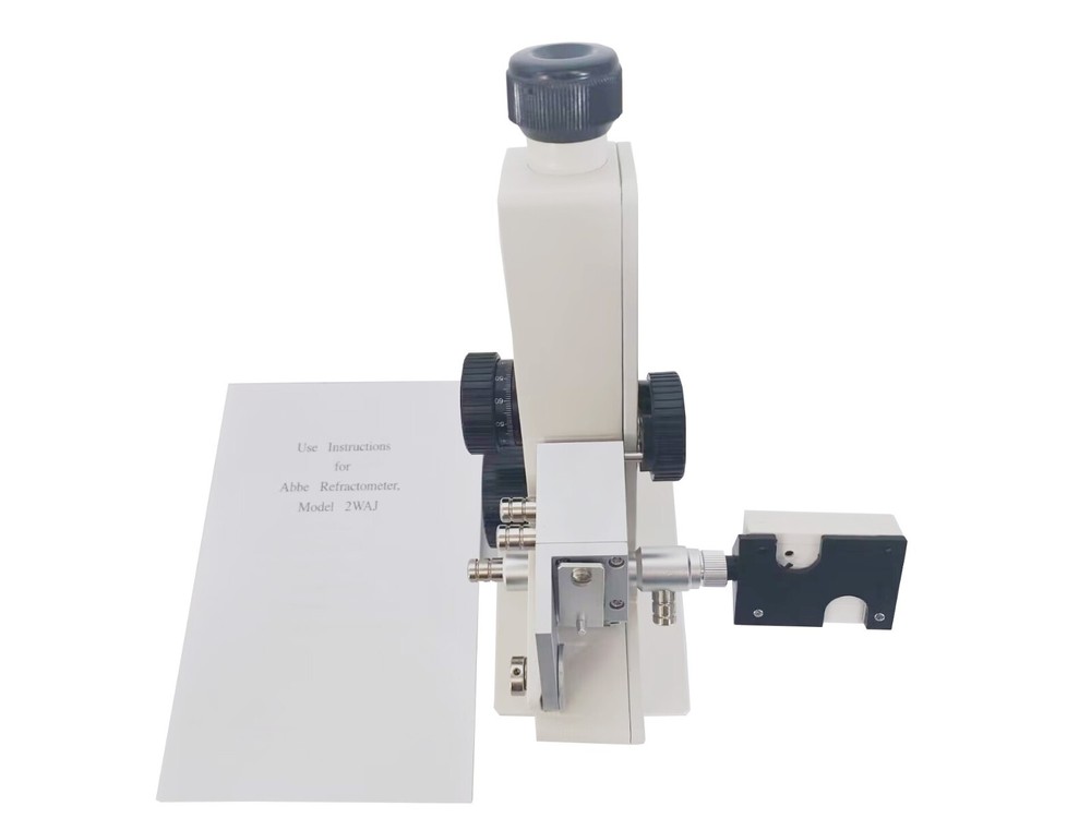Abbe Monocular Refractometer with Range 1.3000-1.7000 nD Accuracy ±0.0002 nD