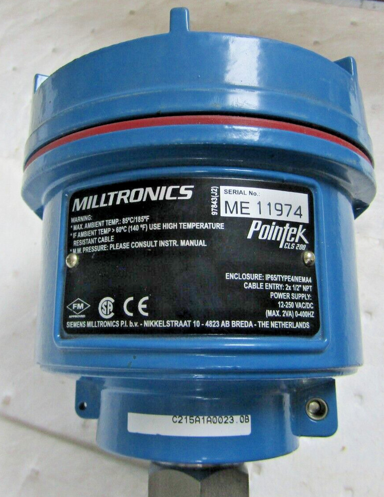 🔥NEW SIEMENS MILLTRONICS POINTEK CLS 200 CAPACITANCE LEVEL SWITCH 22" PROBE