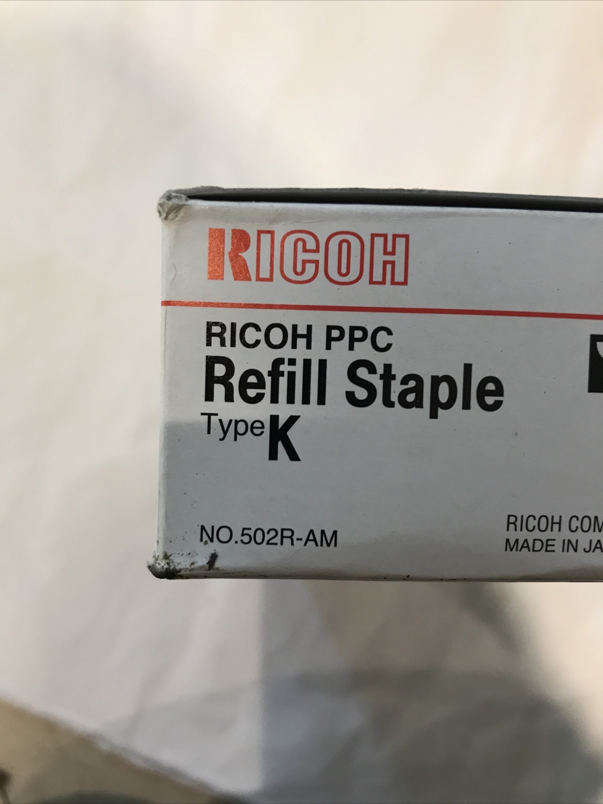 Ricoh Type K Staples - 3 Refills 502R-AM NEW
