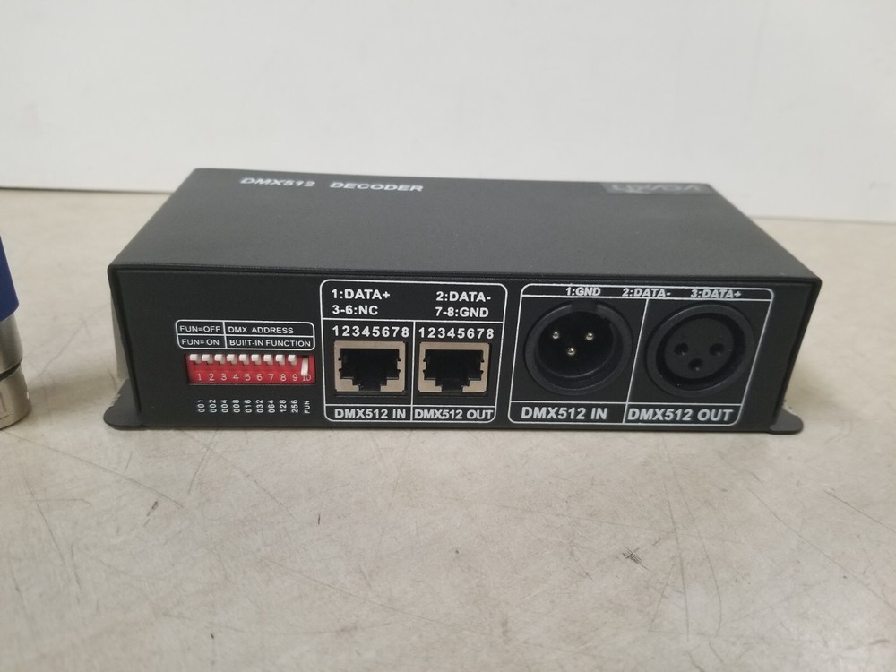 AKEPO LED DMX 4CH Digital Display Decoder DMX512