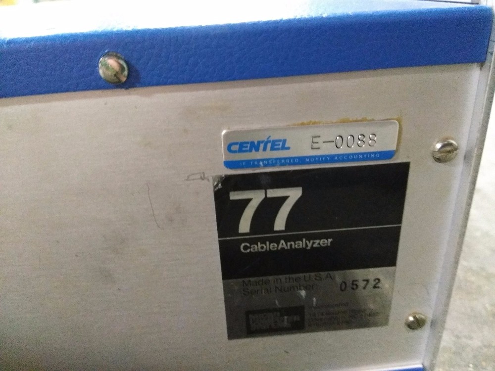 MCS Micro Computer Systems Cable Analyzer Model 77 with MiniTerminal M77