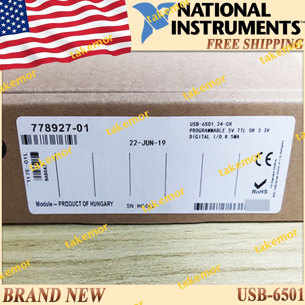 For National Instruments USB-6501 Data Acquisition Card, NI DAQ DIO