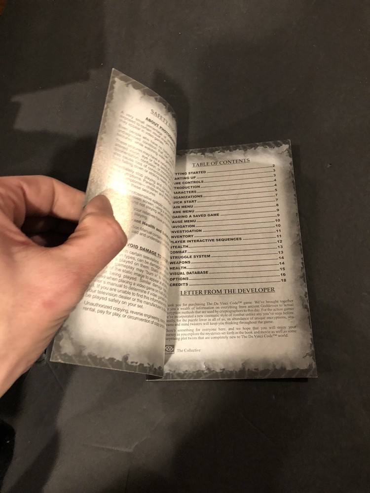 da vinci code xbox Manual Only