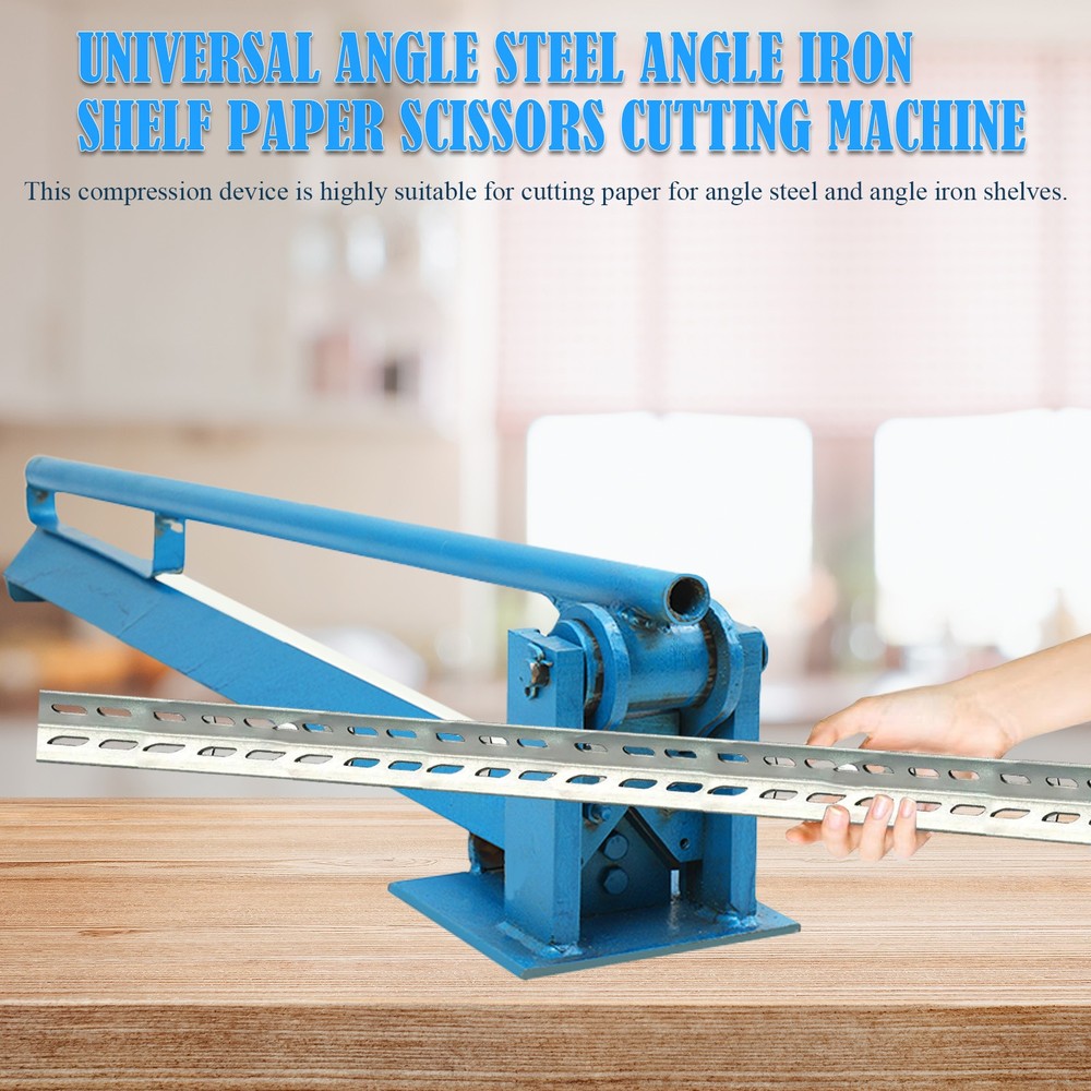 Universal Angle Steel Angle Iron Shelf Paper Profile Scissors Cutting Machine