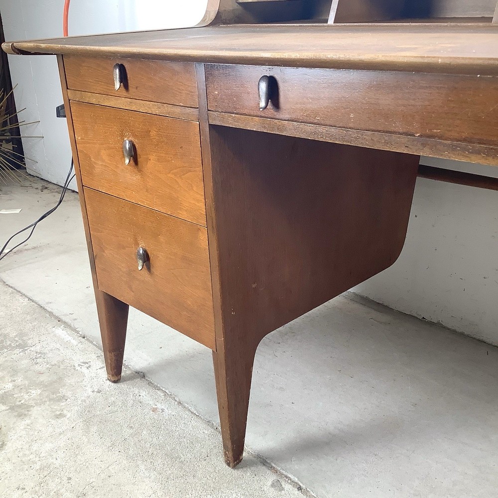 John Van Koert for Drexel Profile Walnut Desk