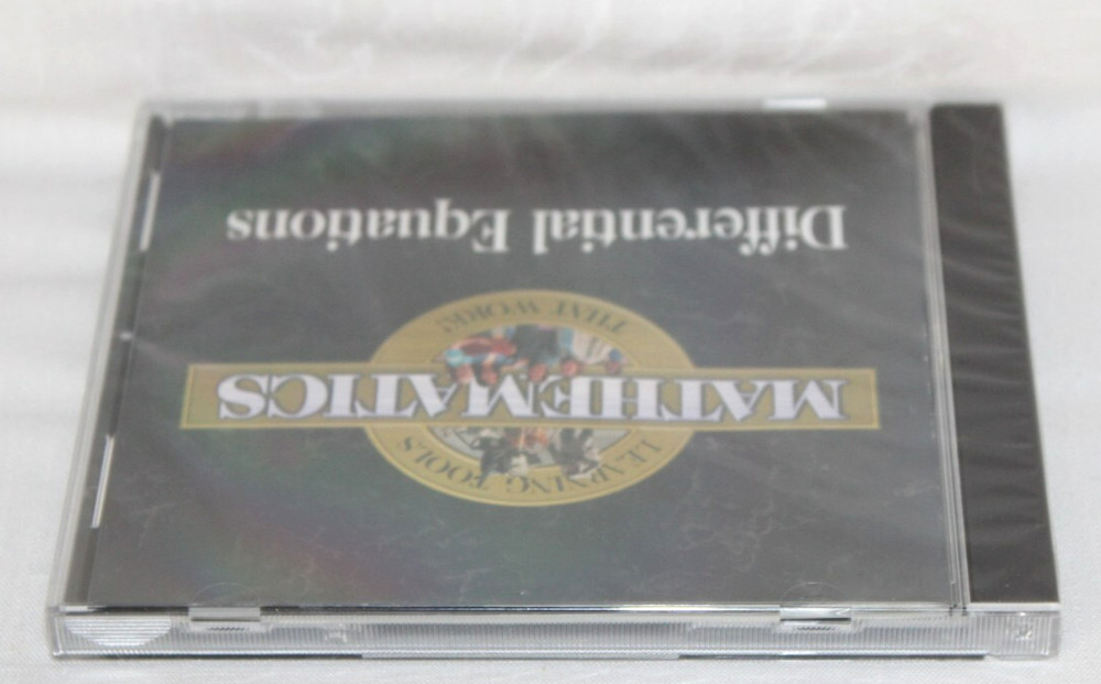 Mathematics Differential Equations Learning Tools Pro One Software PC-ROM