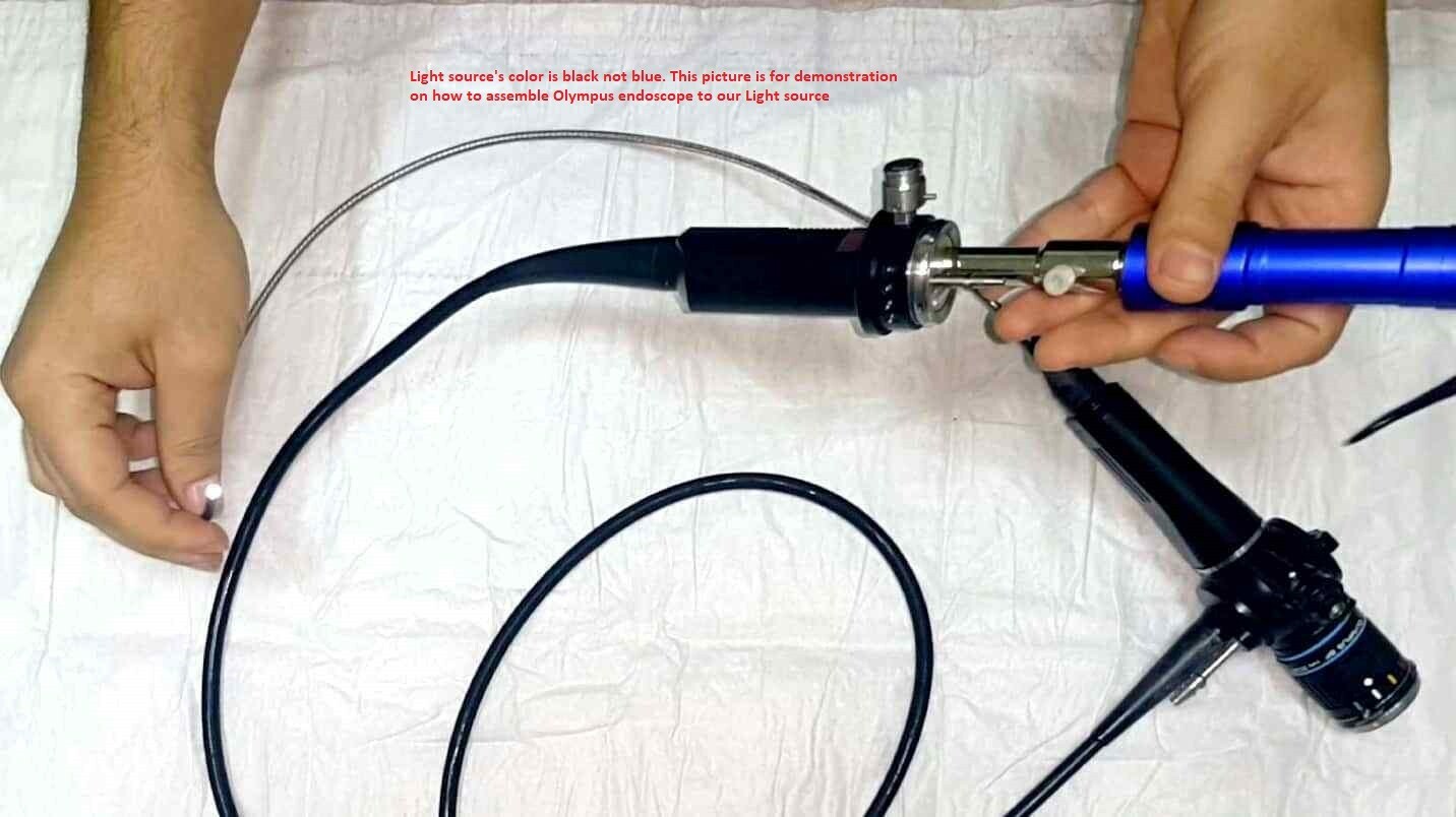 Olympus compatible endoscope LED LIGHT SOURCE + LG Battery + Charger L3