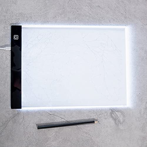 Light Board for Tracing, A4 Led Light Pad Adjustable Light Drawing Pad