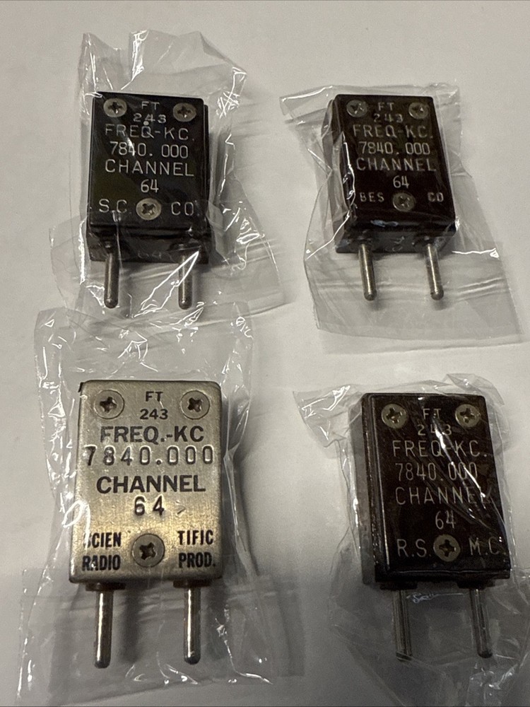 one FT243 quartz crystal 7840.000 KC from the list below: