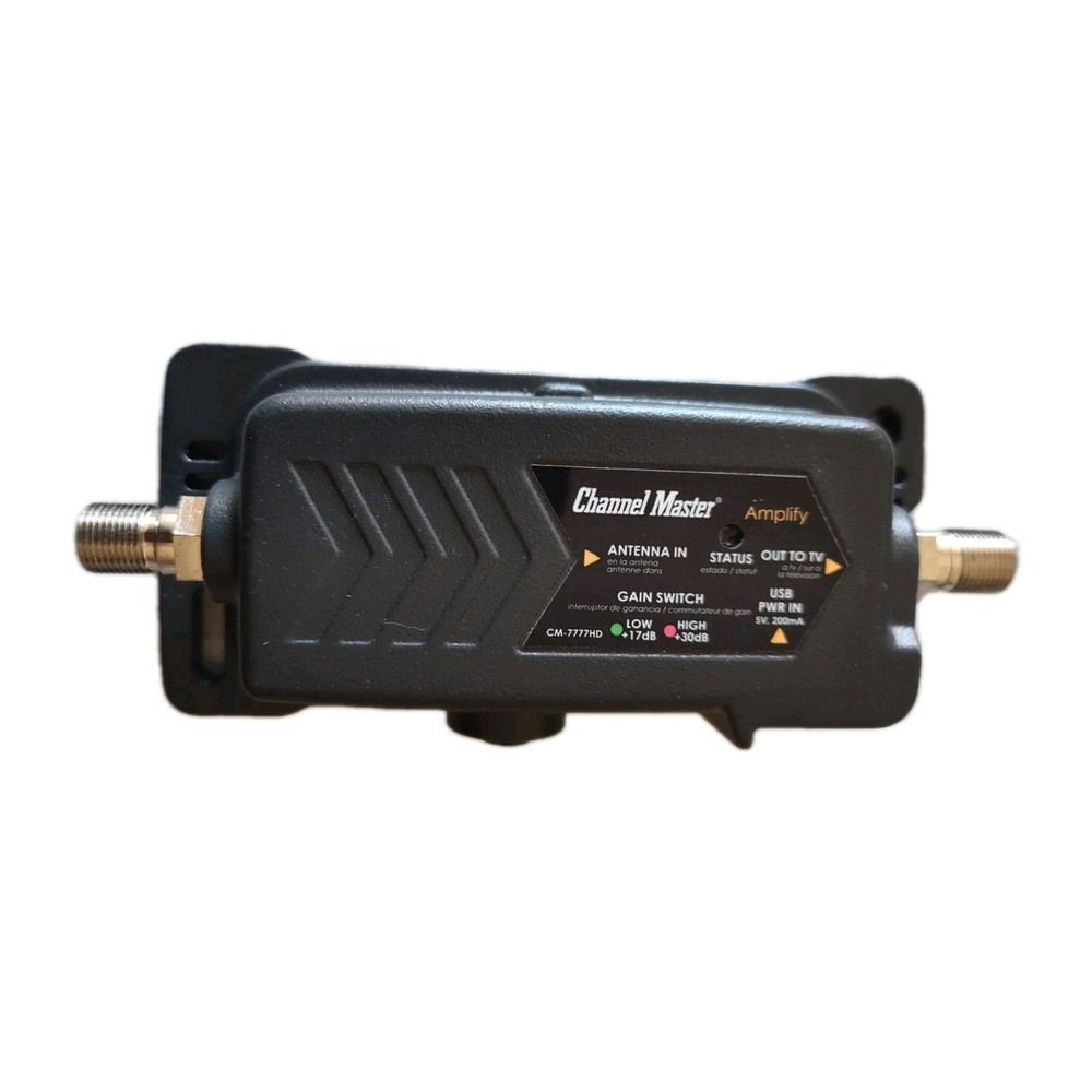 Channel Master CM-7777HD Amplify+ Adjustable Gain Antenna Preamplifier