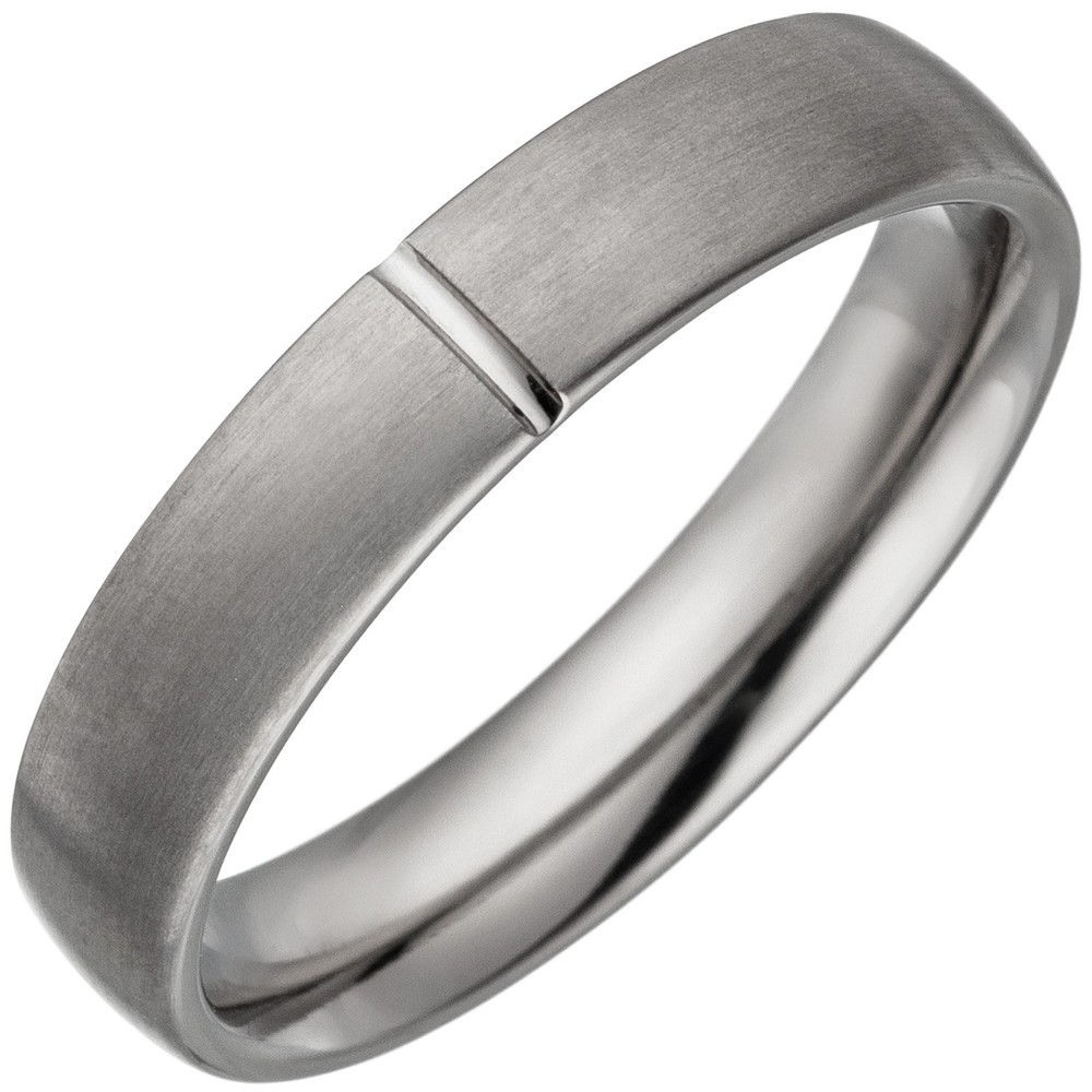 Jobo partner ring titanium matte partner ring titanium ring RW: 60