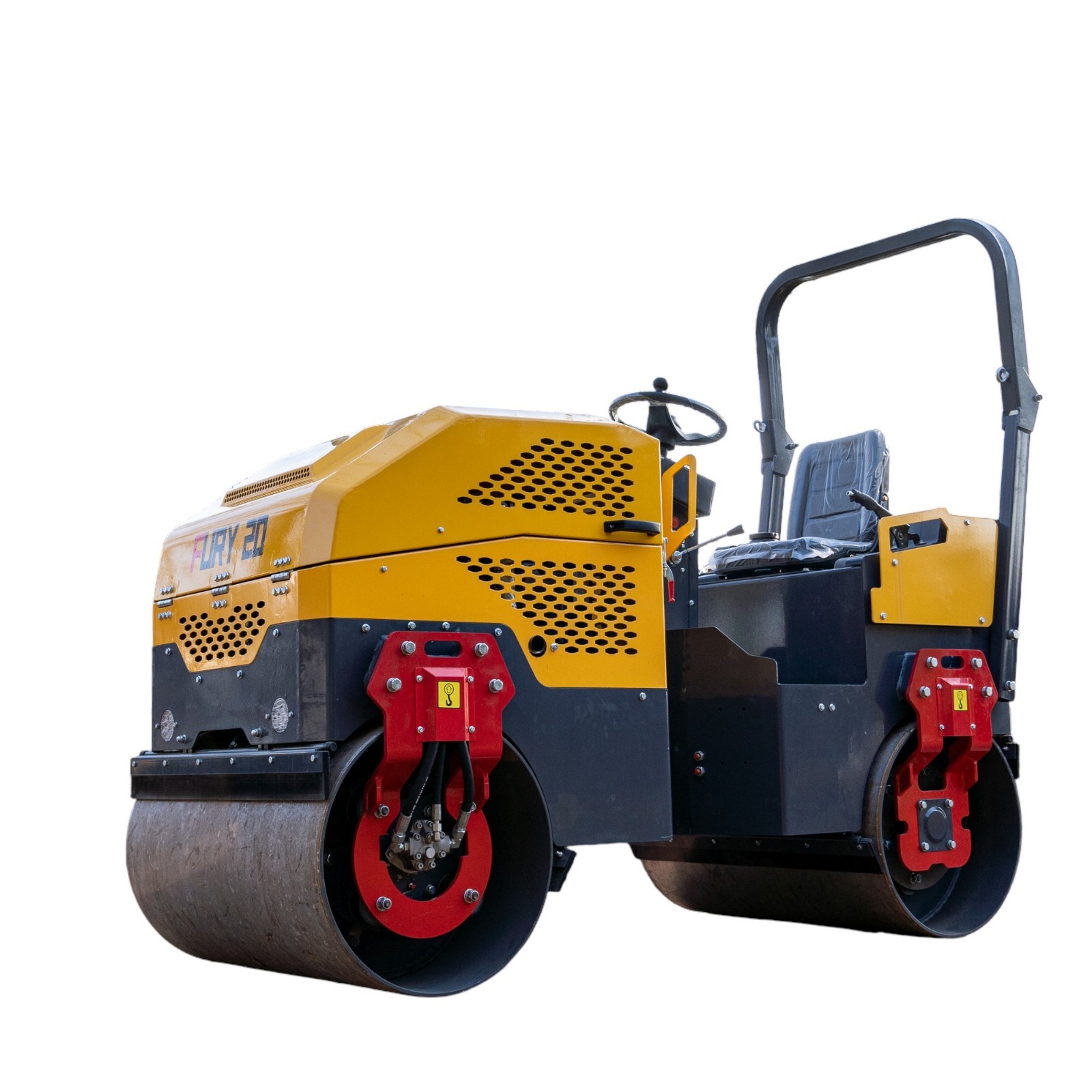 TYPHON FURY 20 Mini Road Roller 2Ton Hydraulic Oil Vibratory B&S 23hp USA engine