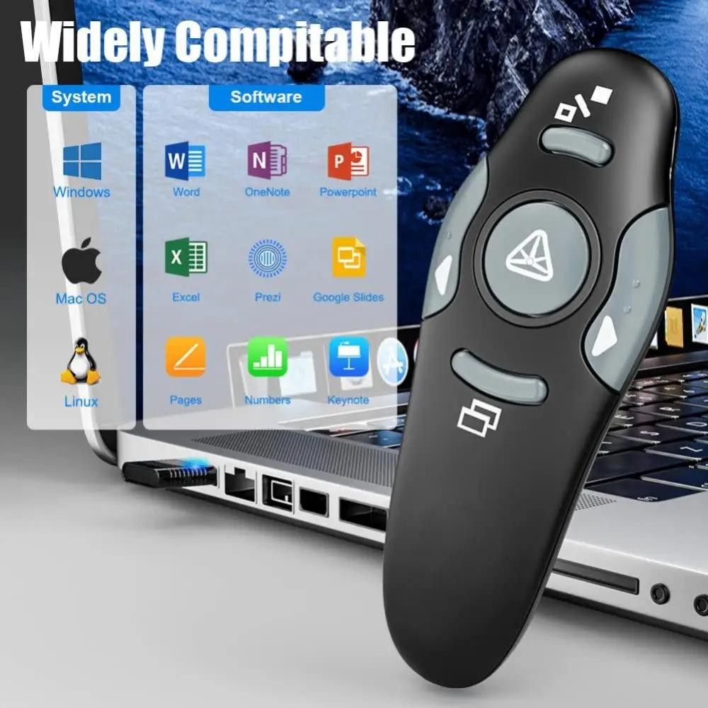 Power Point Presentation Laser Pointer Wireless USB PPT Presenter Remote Control