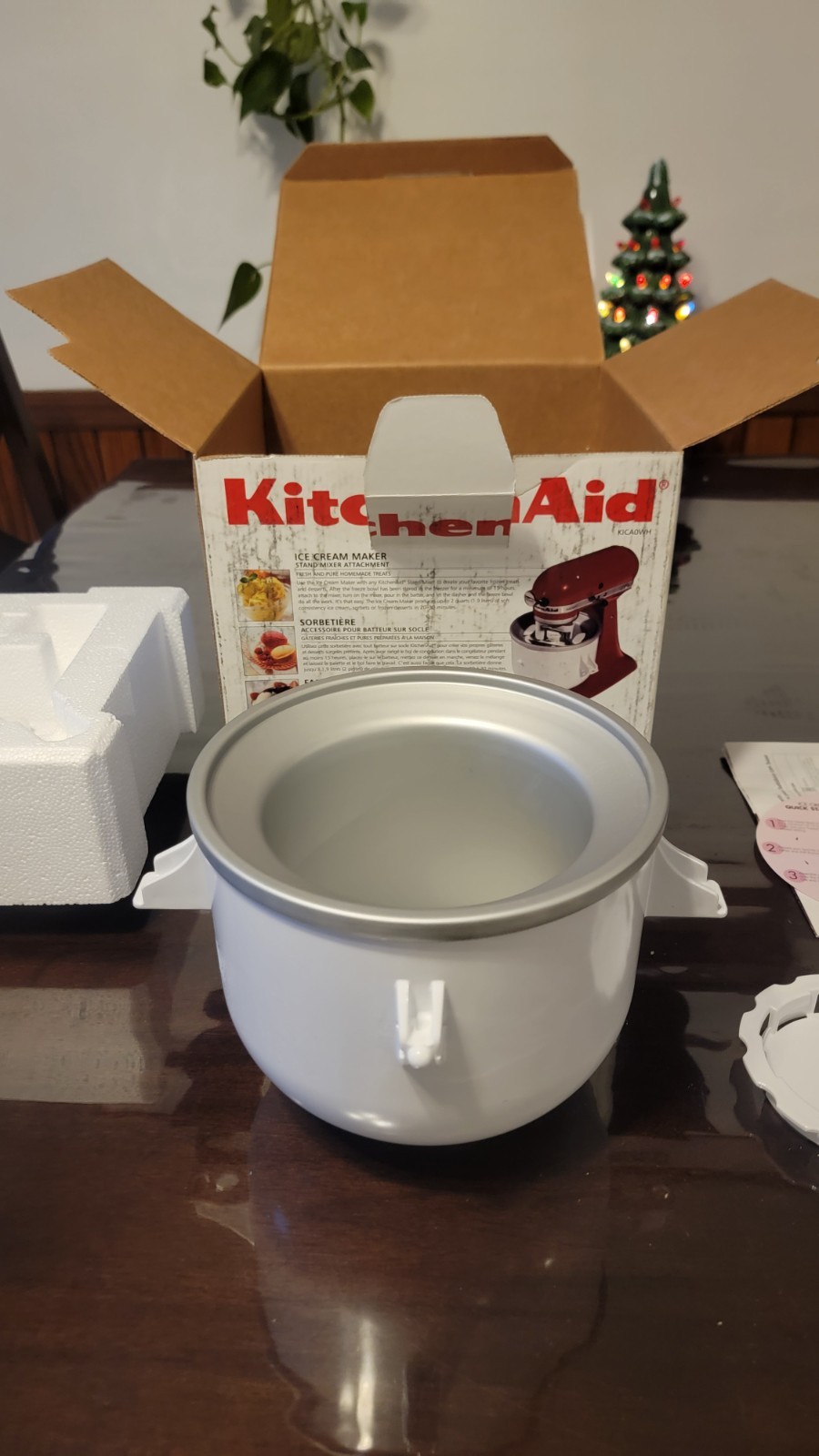 KitchenAid Ice Cream Mixer Bowl Stand 2 Quart