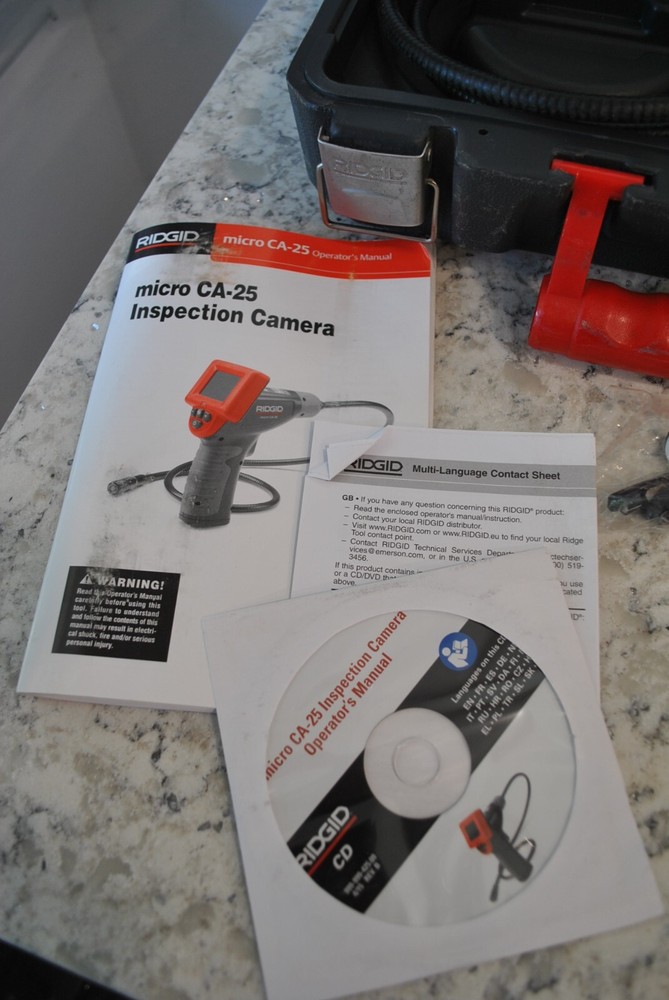 RIDGID CA-25 Micro Visual Inspection & Diagnostic Handheld Camera