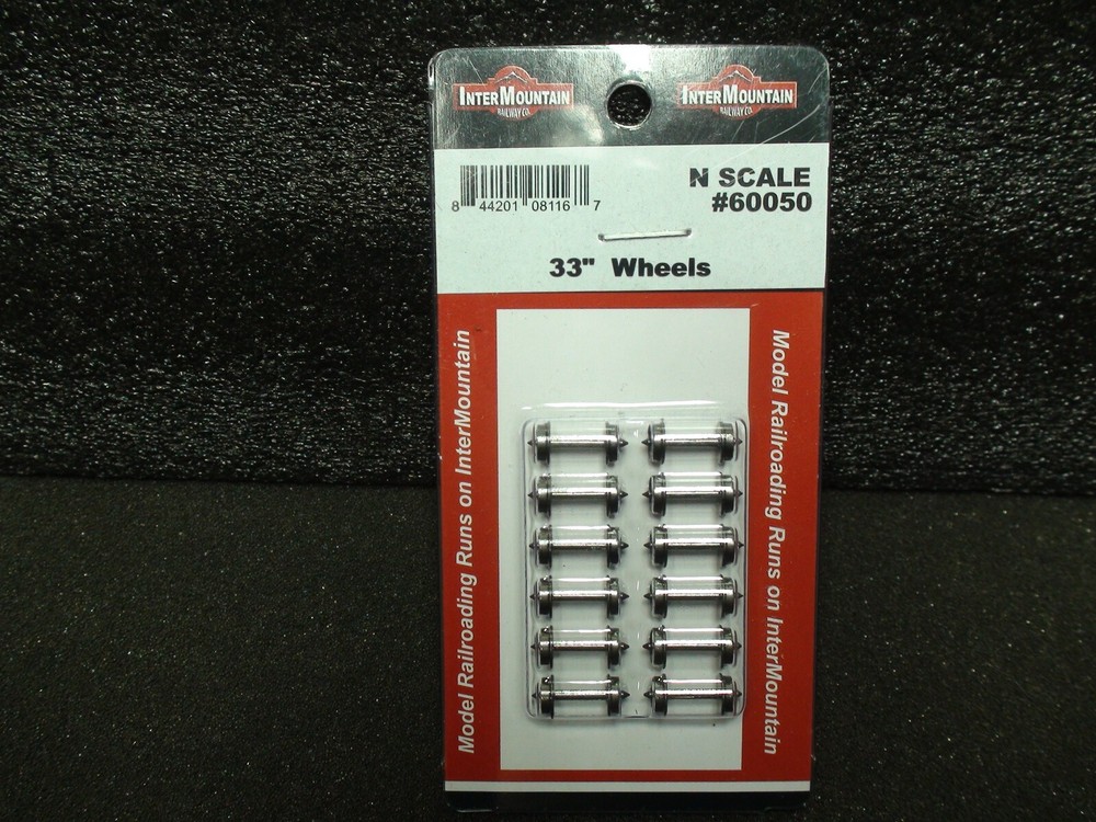 N-INTERMOUNTAIN IRC 60050 33" WHEELS 12 Axles