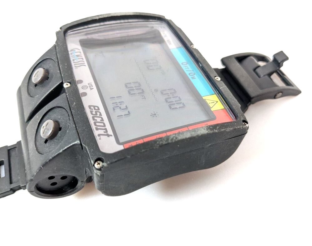 Genesis Escort Wireless / Hoseless Scuba Dive Computer with Manual #2519