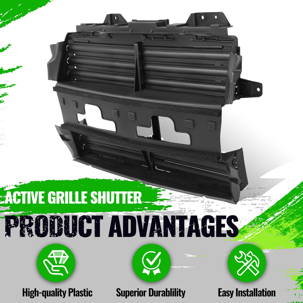 Active Radiator Grille Shutter Assembly W/O Motor For Ford Explorer 2013-2019