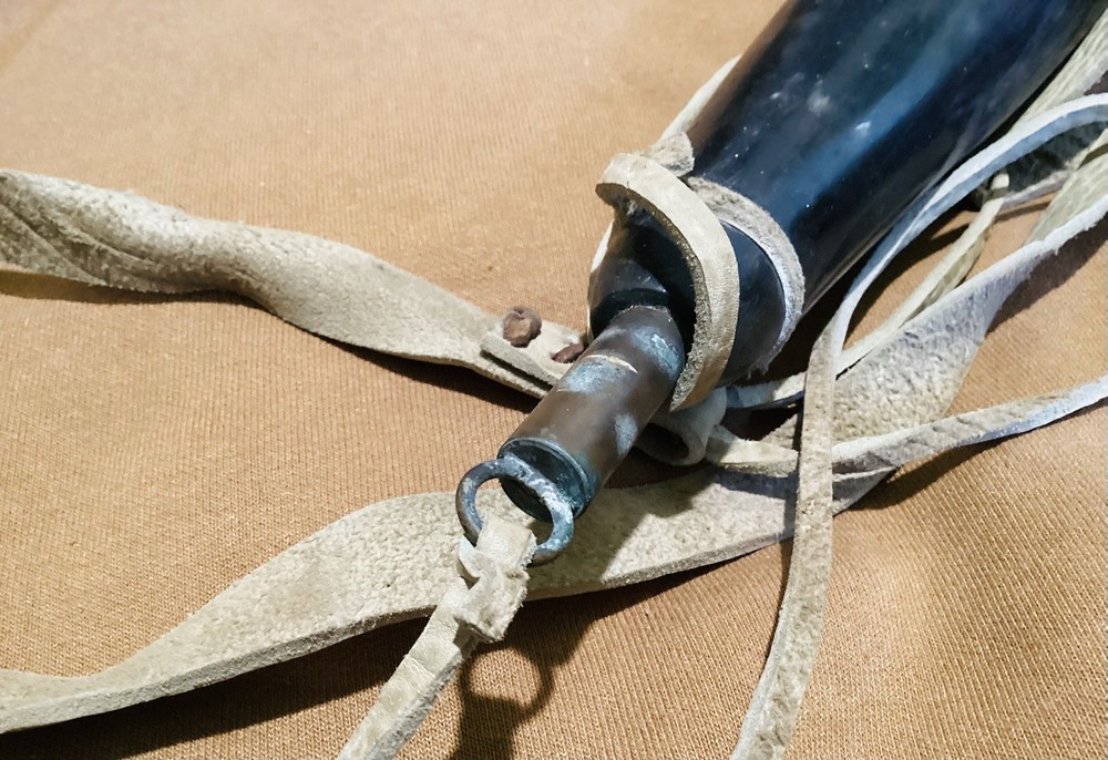 Custom Black powder POWDER HORN