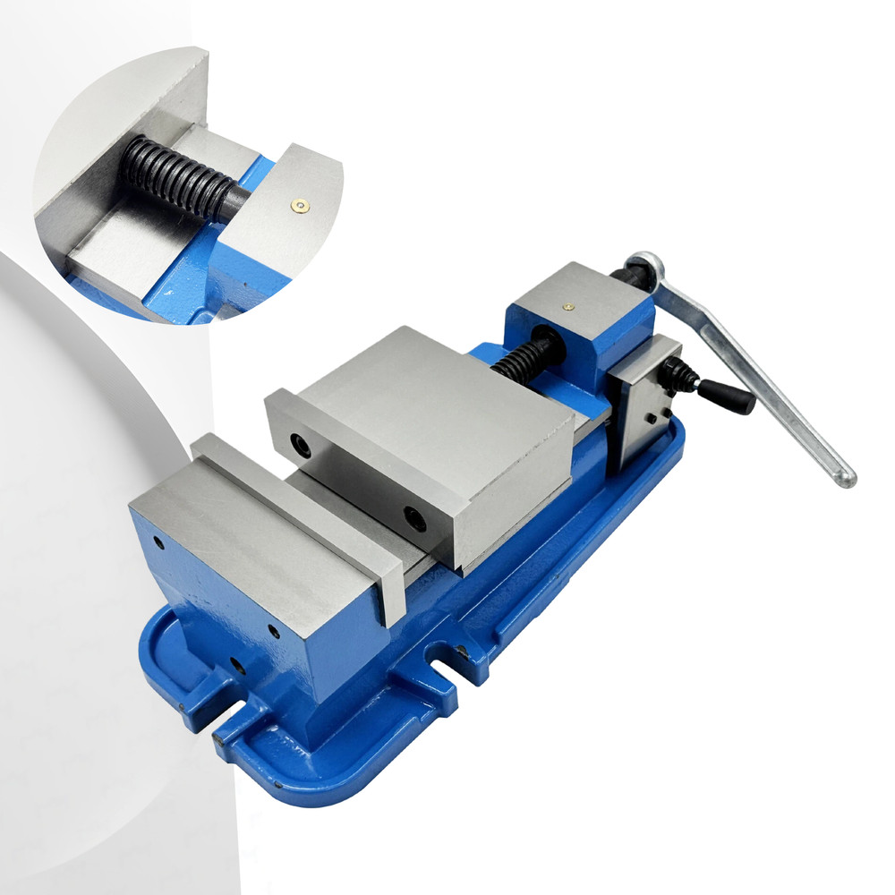 High Precision Pneumatic Flat-nose Vise 6Inch 0-105mm for CNC Machining Centers