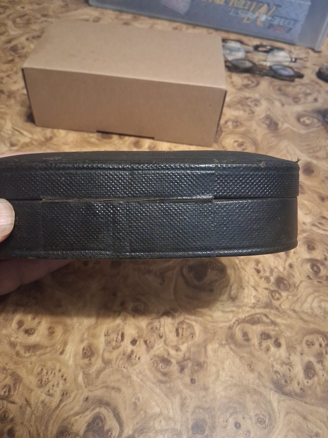 ANTIQUE 1883 DAVIDSON SYRINGE NO 1 CASE ONLY ORIGINAL PHARMACY STICKER