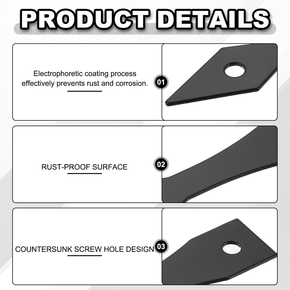 4 pieces for corner protector, L bracket 0.23\" matte black