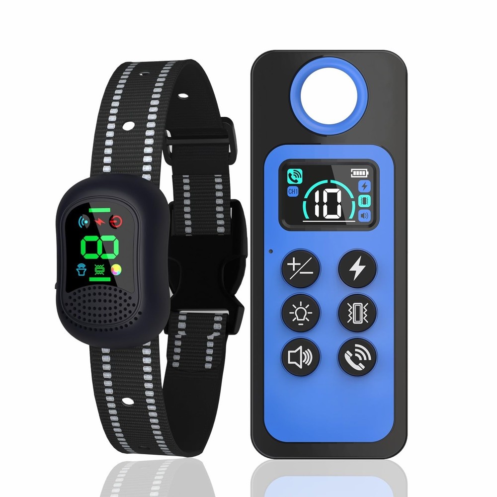 Dog Training Collar with 4 Training Modes, 4900Ft Remote Electronic Dog Shock...